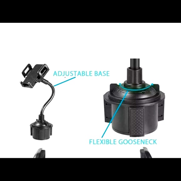 Universal Car Mount Adjustable Gooseneck Cup Holder Cradle for Cell Phone US - Picture 5 of 8